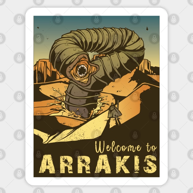 Dune Arrakis surf arrakis sci fi science fiction Sticker by JayD World